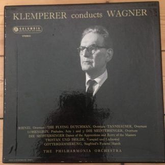 SAX 2347/48 Klemperer Conducts Wagner B/S 2 LP box set