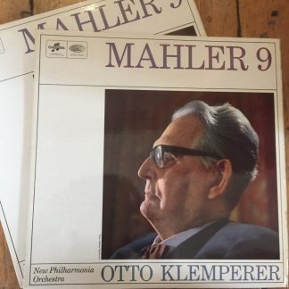 SAX 5281/2 Mahler Symphony No. 9 / Klemperer E/R 2 LP set