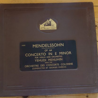 DB 8586/89 Mendelssohn Violin Concerto / Menuhin / Enesco