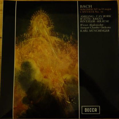 SXL 6400 Bach Magnificat in D Major / Ameling / Munchinger / SCO W/B