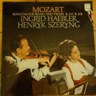 6500 054 Mozart Sonatas for Piano & Violin K.377 & 378 / Haebler / Szeryng