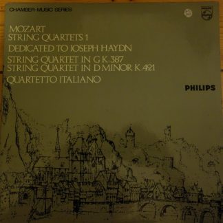 SAL 3632 Mozart String Quartets I Dedicated to Haydn / Quartetto Italiano P/S