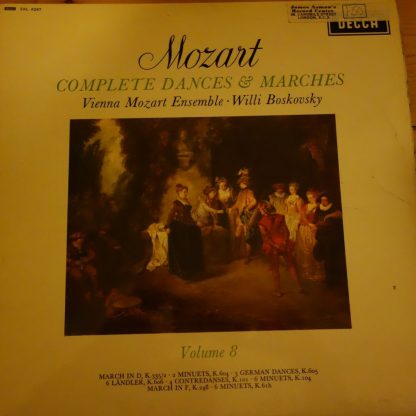 SXL 6247 Mozart Complete Dances and Marches Vol. 8 / Boskovsky /