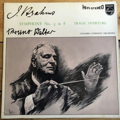 SABL 183 Brahms Symphony No. 3, Tragic Overture / Walter / CSO