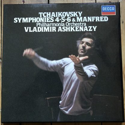 D249D 4 Tchaikovsky Symphonies 4, 5 & 6 / Manfred / Ashkenazy 4 LP box