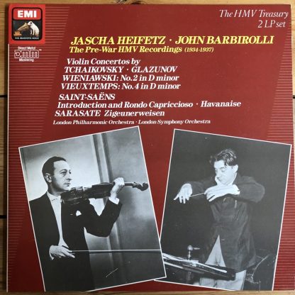 EX 7 49375 1 Heifetz / Barbirolli Pre-War HMV Recordings 2 LP set
