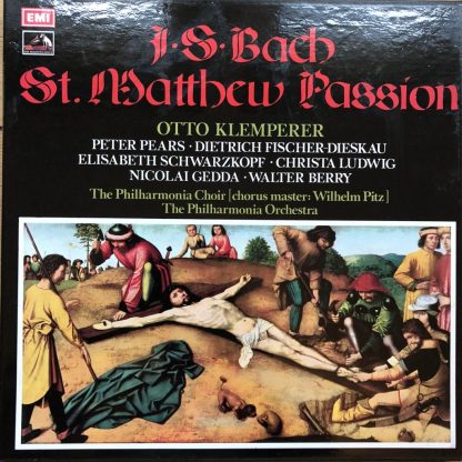 SLS 827 Bach St. Matthew Passion / Klemperer 4 LP box