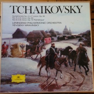 2721 085 Tchaikovsky Symphonies Nos. 4, 5 and 6 / Mravinsky
