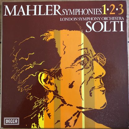 7BB 173/177 Mahler Symphonies 1, 2 & 3 / Solti 5 LP box set