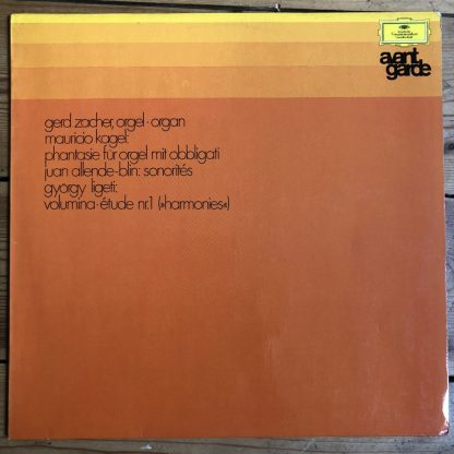 137 003 Kagel / Ligeti / Gerd Zacher (organ)