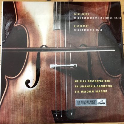 ALP 1427 Saint-Saens / Miaskovsky Cello Concertos / Rostropovich