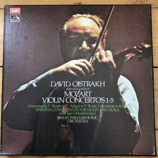 SLS 828 Mozart Violin Concertos Nos. 1 - 5 etc. / David Oistrakh