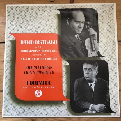 33CX 1303 Khachaturian Violin Concerto / David Oistrakh B/G