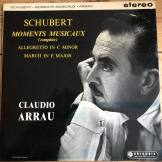 SAX 2363 Schubert Moments Musicaux Claudio Arrau B/S