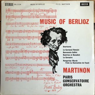 SXL 2134 Music of Berlioz / Martinon / PCO W/B
