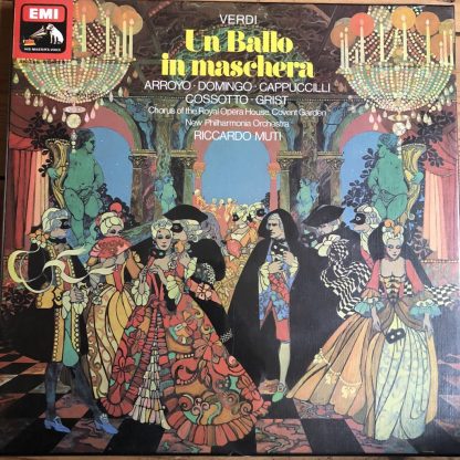 SLS 984 Verdi Un Ballo In Maschera Placido Domingo New Philharmonia / Muti