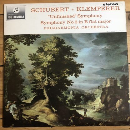 SAX 2514 Schubert Unfinished Symphony & Symphony No.5 Philharmonia Klemperer E/R