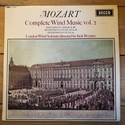 SXL 6051 Mozart Complete Wind Music vol. 2 / Brymer