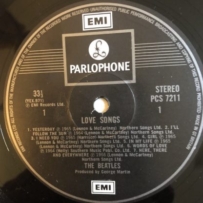 PCSP 721 The Beatles Love Songs