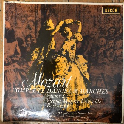 SXL 6132 Mozart Dances & Marches Vol. 2 / Boskovsky W/B