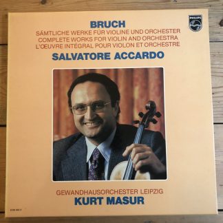 6768 065 Bruch Complete Works for Violin & Orchestra / Accardo 4 LP box