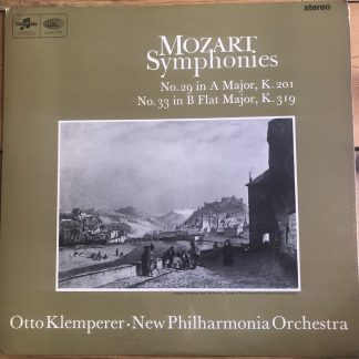 SAX 5256 Mozart Symphonies 29 & 33 / Klemperer E/R