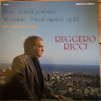 DS 4028 Ernst 6 Studies / Wieniawski 9 Studi-Capricci / Ruggiero Ricci