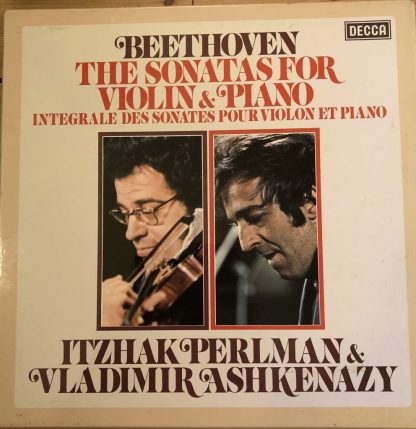 D92D 5 Beethoven Violin Sonatas / Perlman / Ashkenazy