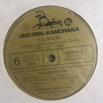 Unicorn-Kanchana Dutch pressing
