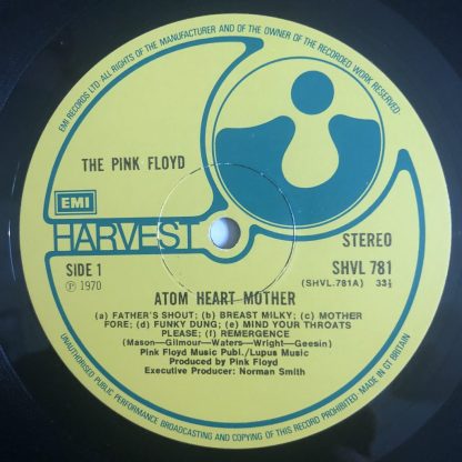SHVL 781 Pink Floyd Atom Heart Mother