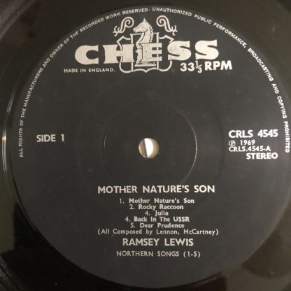 CRLS 4545 Ramsey Lewis Mother Nature's Son