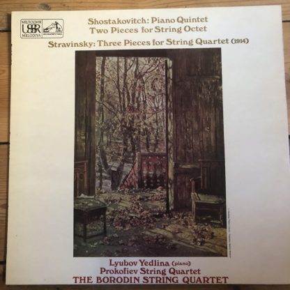ASD 3072 Shostakovich Piano Quintet, etc. / Stravinsky 3 Pieces / Borodin Quartet