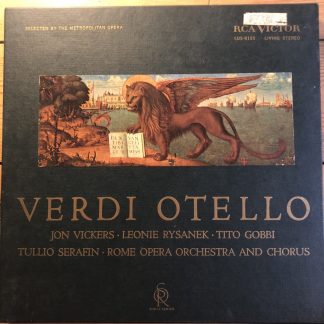 LDS-6155 Verdi Otello / Serafin / Rome Opera R/S 3 LP box set