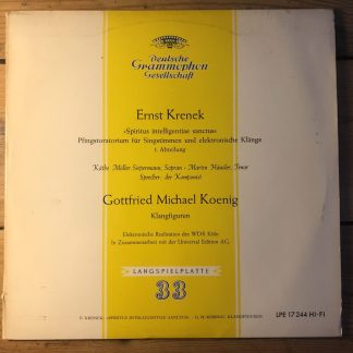 LPE 17244 Krenek / Koenig Electronic Music