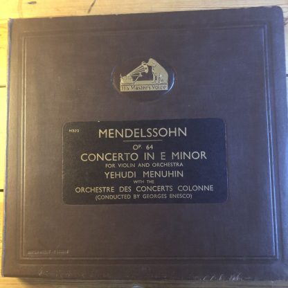 DB 3555/58 Mendelssohn Violin Concerto