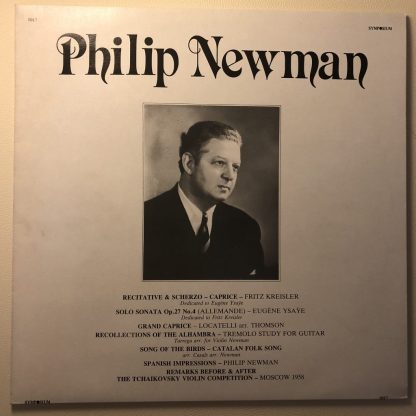 Symposium 1017 Philip Newman