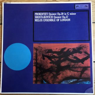 SOL 267 Prokofiev / Shostakovich / Melos Ensemble of London GROOVED G/S