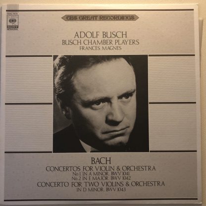 20AC 1878 Sonatas by Bach Violin Concertos / Double Concerto