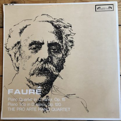 SOL 289 Fauré Piano Quartet in C min