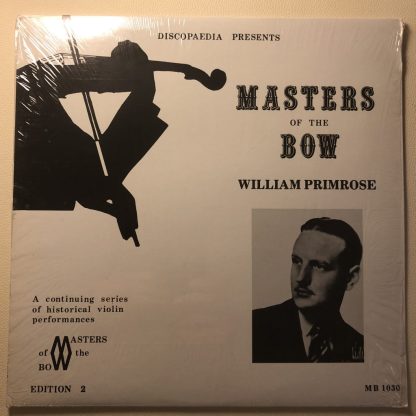 MB 1030 Master of the Bow - William Primrose