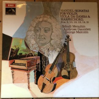 ASD 2384 Handel Violin Sonatas Nos. 1 - 6 / Menuhin / Macolm etc