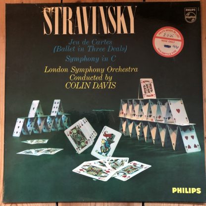 SAL 3572 Stravinsky Jeu de Carts / Symphony in C / Davis / LSO P/S