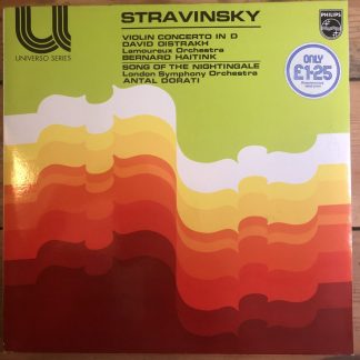 6585 003 Stravinsky Violin Concerto / David Oistrakh