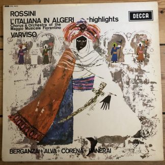 SXL 6210 Rossini L'Italiana In Algeri Berganza Varviso