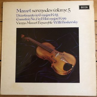 SXL 6500 Mozart Serenades Vol. 5 / Boskovsky / VME