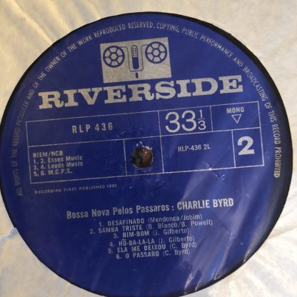 RLP 496 Charlie Byrd - Bossa Nova Pelos Passaros