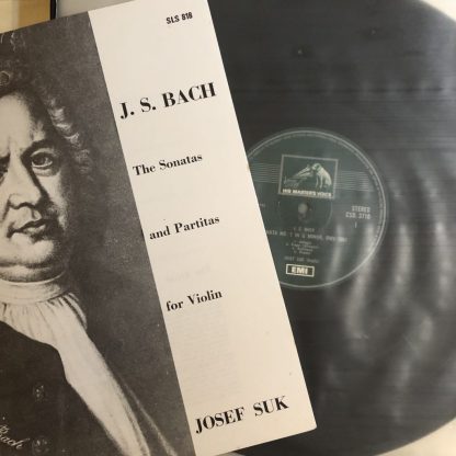 SLS 818 Bach Sonatas & Partitas for Violin / Josef Suk 3 LP box