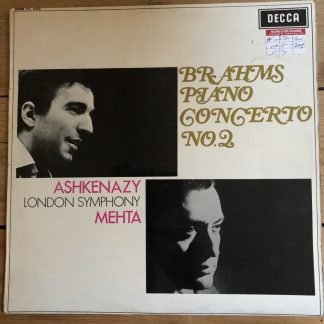 SXL 6309 Brahms Piano Concerto No.2 Ashkenazy / LSO / Mehta