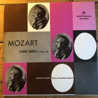 WH 20054 Mozart Clarinet Quintet