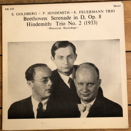 RR-459 Beethoven Serenade / Hindemith Trio
